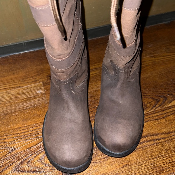 OEQ Ladies Brooke Country Durable Waterproof Brown Equestrian Tall Boot Size 7W - Picture 7 of 15